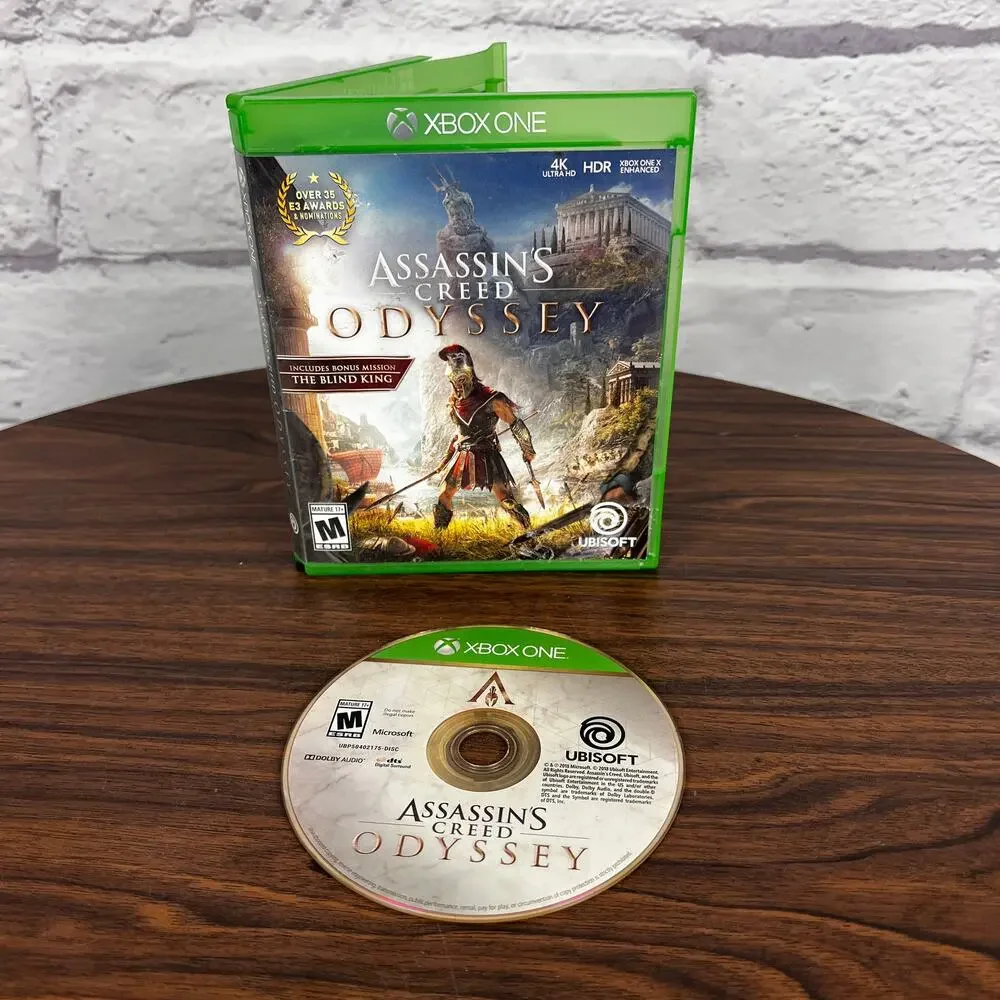 Xbox One Assassin's Creed Odyssey NTSC Video Game + Case